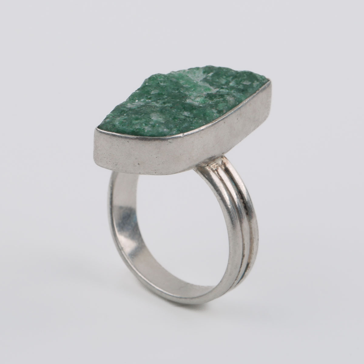 Silver Turquoise Ring | Leaf Shape Ring