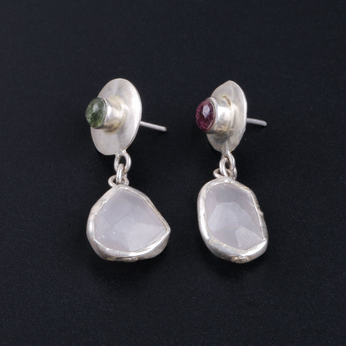 Wire-Hook Drop Earrings