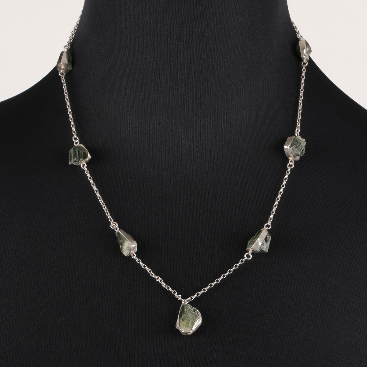 Chain Silver Locket | Beruj Stone Pendant