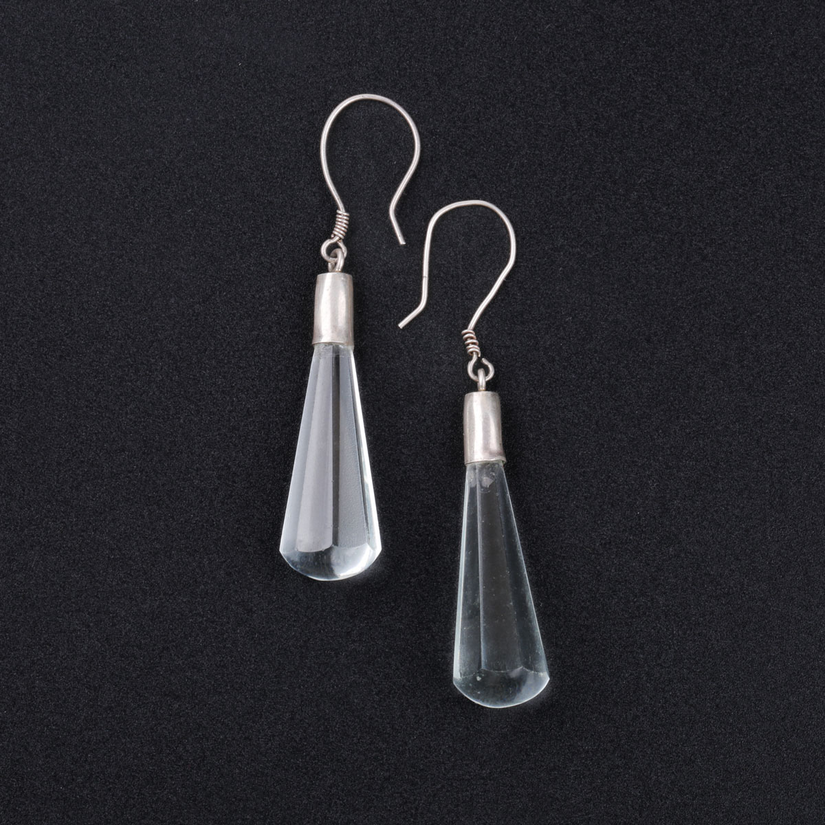 Crystal Hook Earrings | Teardrop Dangle Earrings