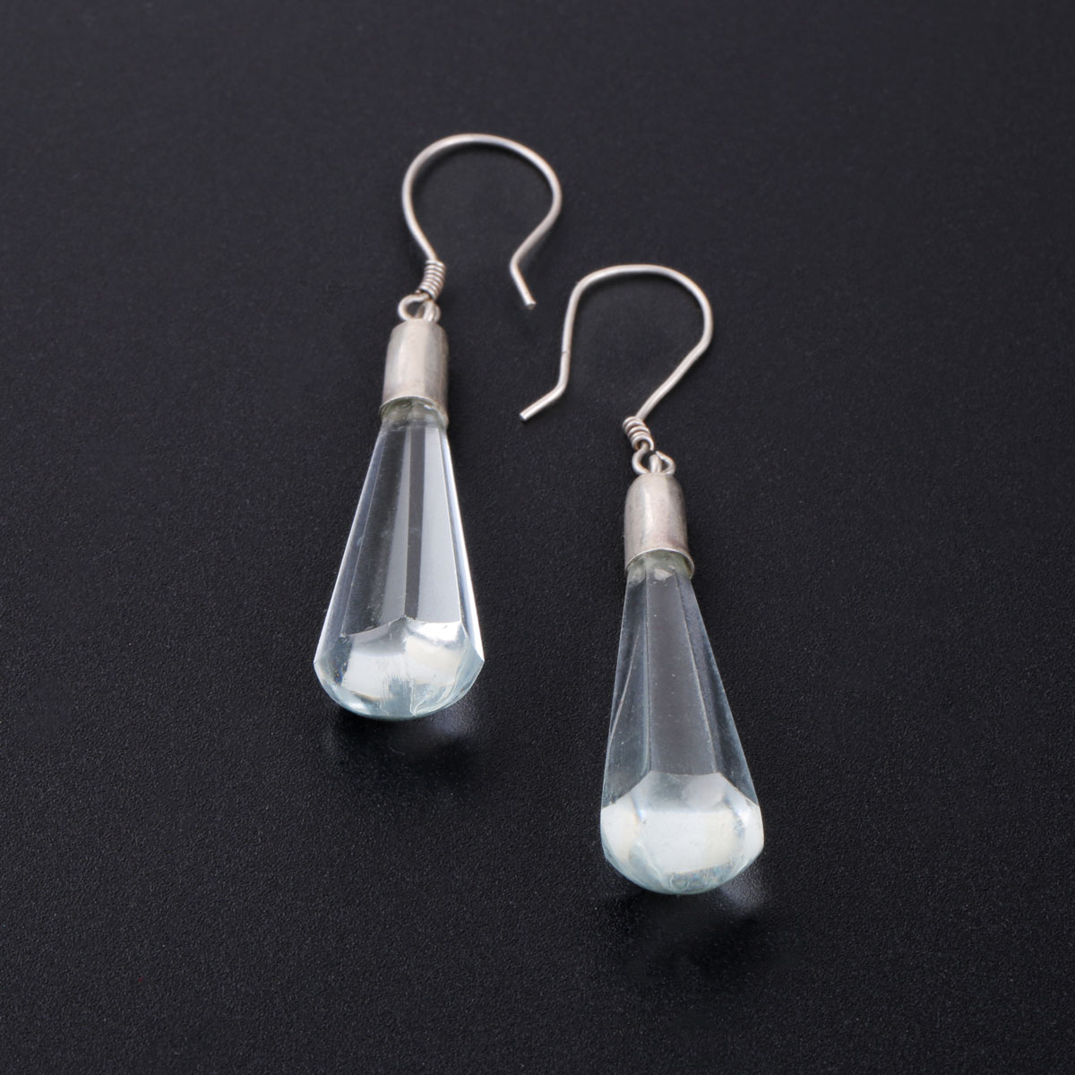 Crystal Hook Earrings | Teardrop Dangle Earrings