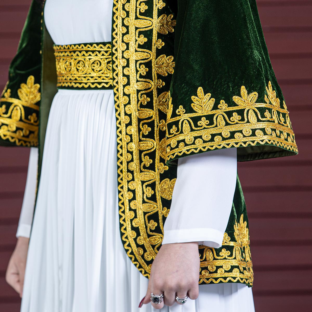 Afghan Long Dress with Chermadozi Coat