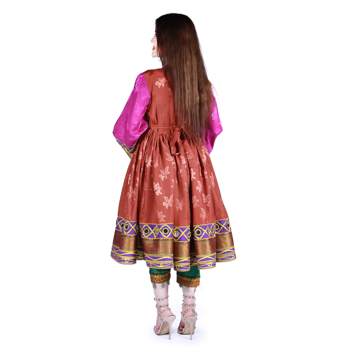 Squash Kochi Bead Embroidered Afghani Dress