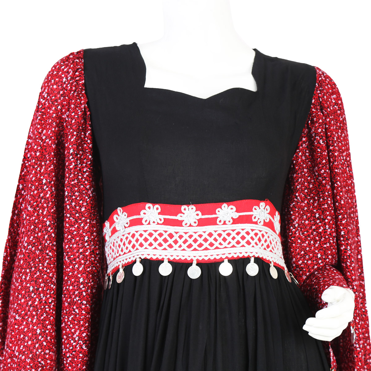 Black Prarie Skirt Long Maxi