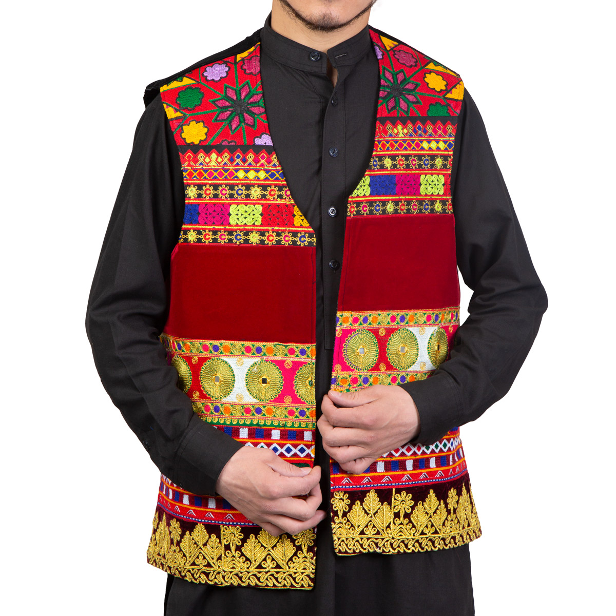 Afghan Waistcoat for Men