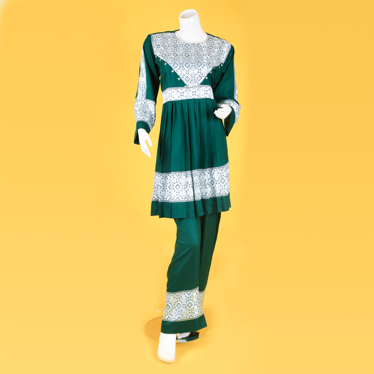 Aseel Hazaragi Embroidered Party Wear Dress  & Trouser