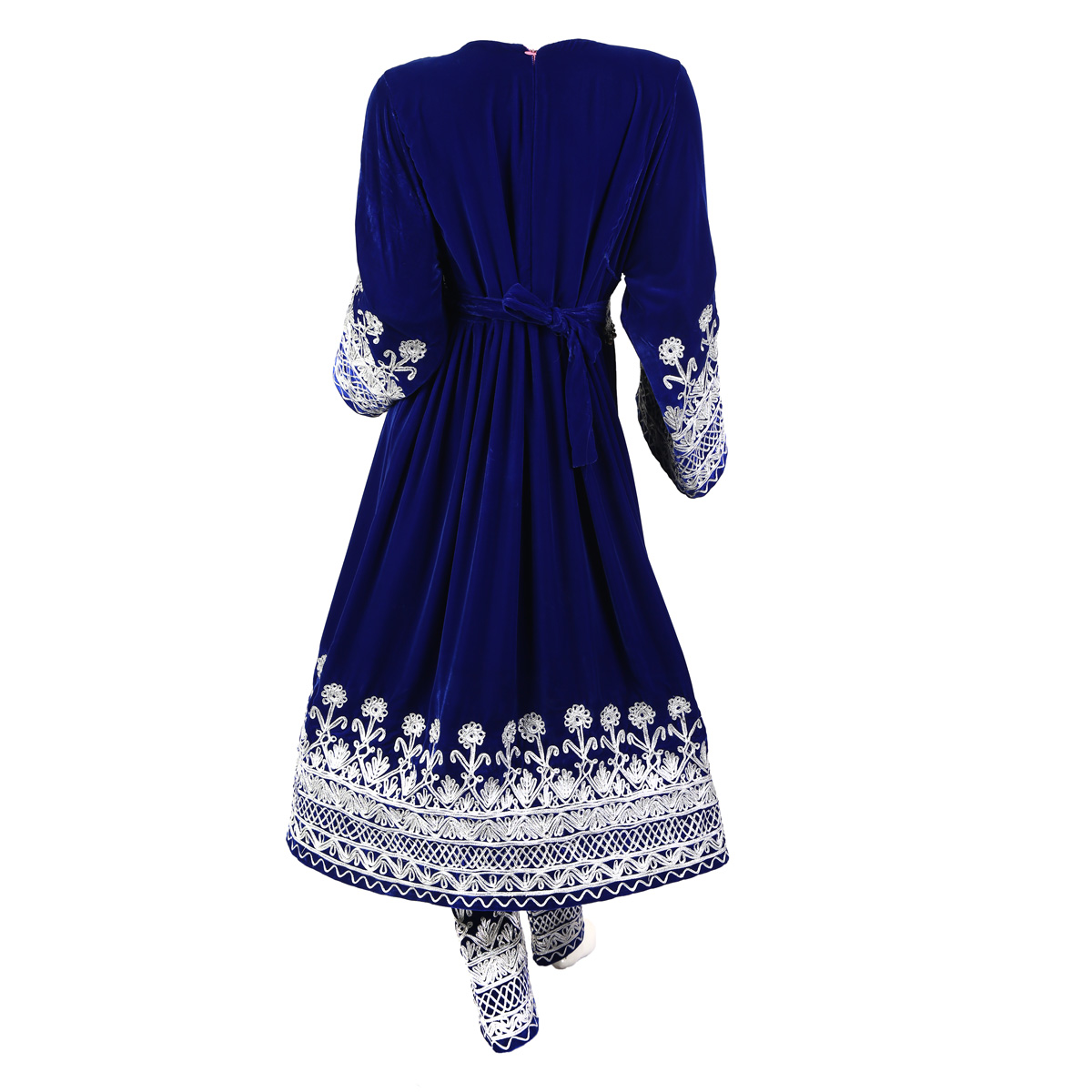 Hazaragi Style Blue Afghan Dress