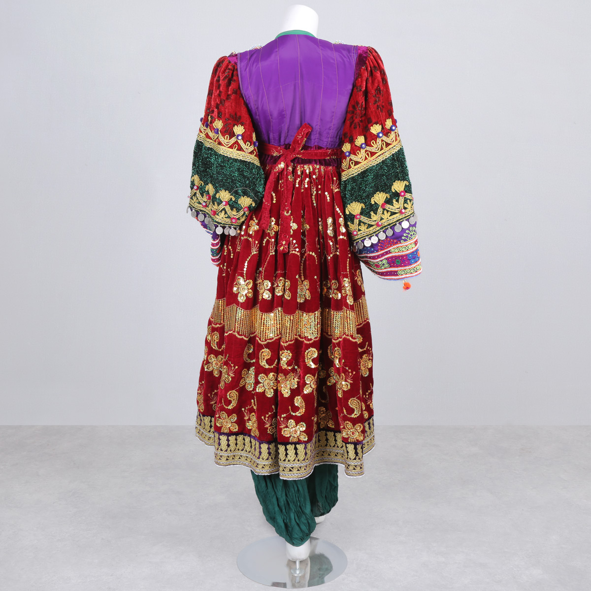Red Pleated Kochi Design Bridal Wear| Cherma Embroidered Party Wear