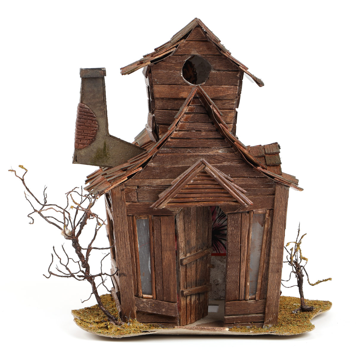 Forest House Artwork | 3D Wooden Cottage Artwork