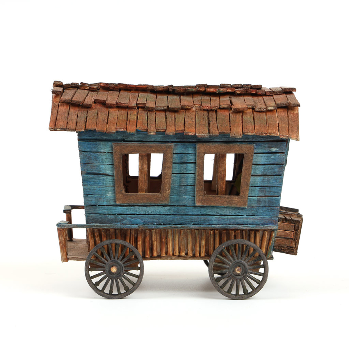 Wooden Horse Carriage Artwork | 3D Cart Artwork