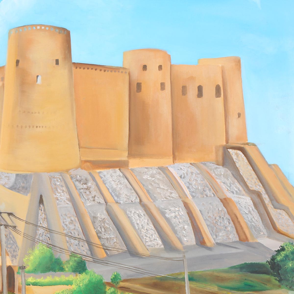 Ekhtyaruldin Palace Oil Work| Herat Palace Painting