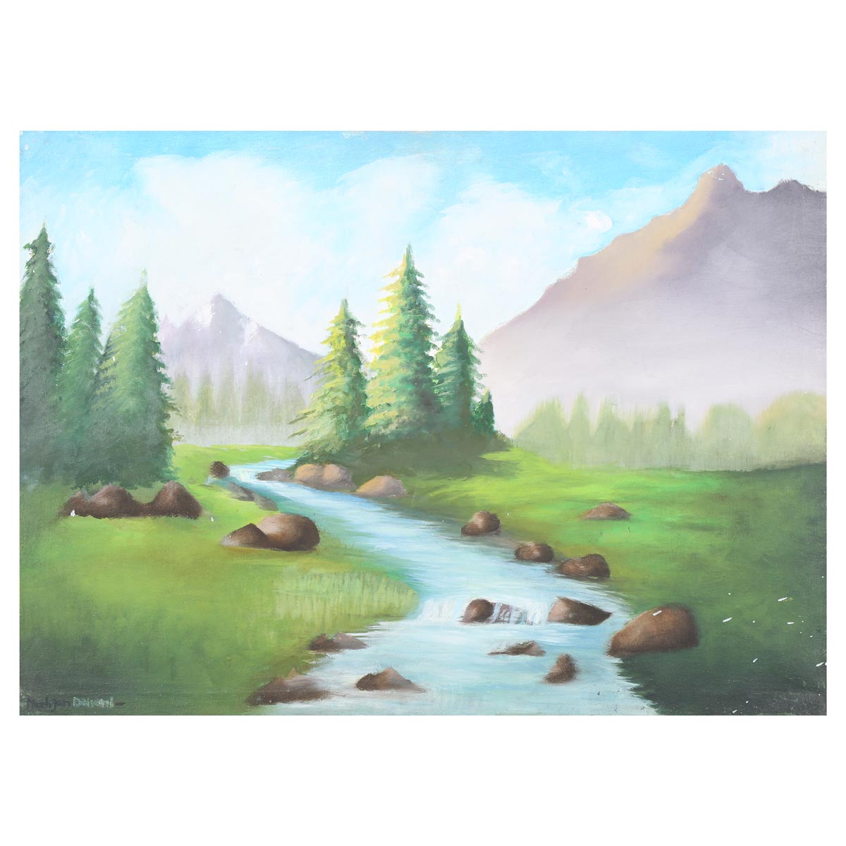 Panjsher Valley Artwork | Oil Color on Canvas