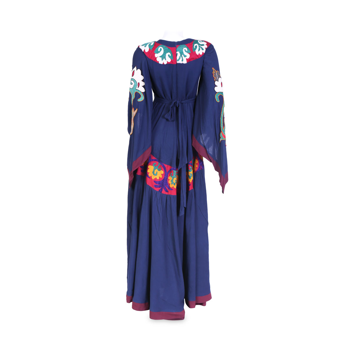 Afghan Dark Blue Long Dress