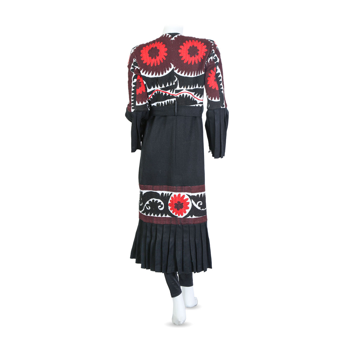 Afghan Colorfuly-Embroidered Long Dress