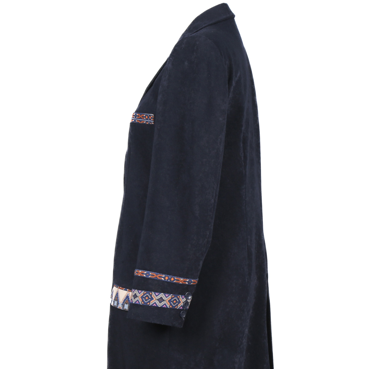 Lamayi Women Coat | Black Formal Embroidered Coat