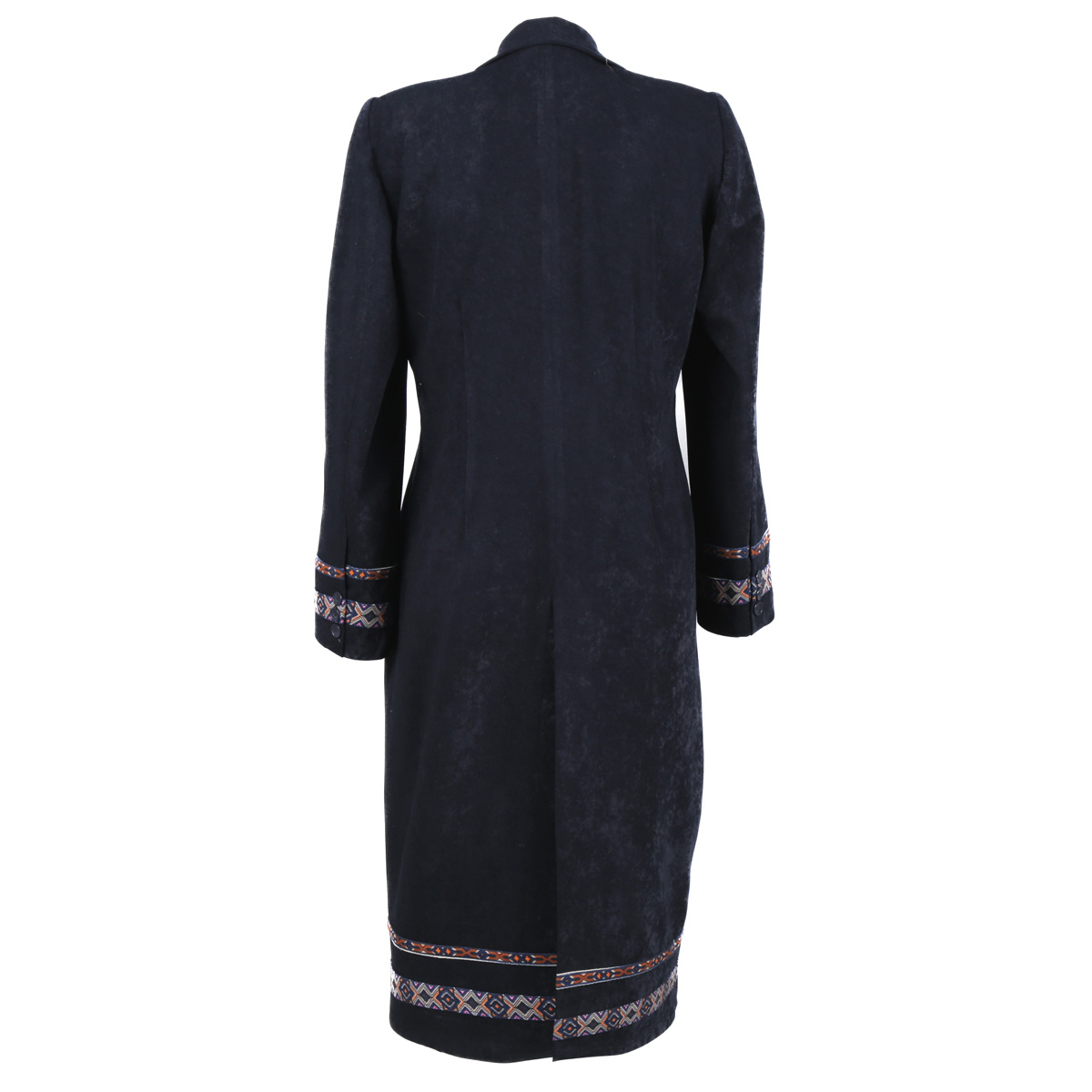 Lamayi Women Coat | Black Formal Embroidered Coat