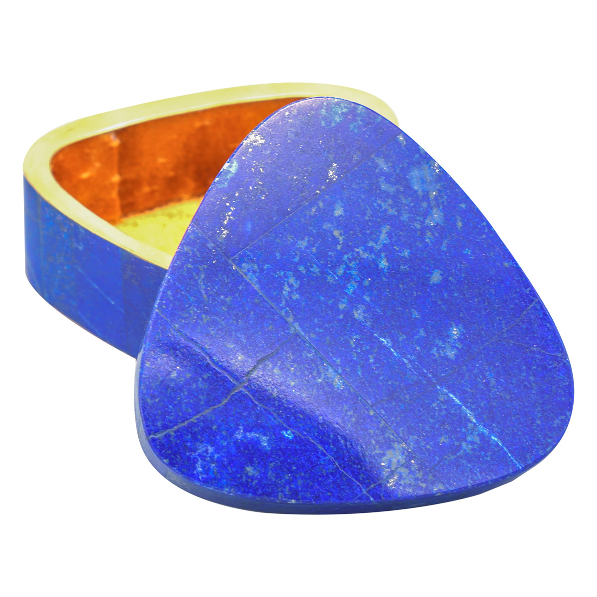 Triangular Lapis Jewel Box