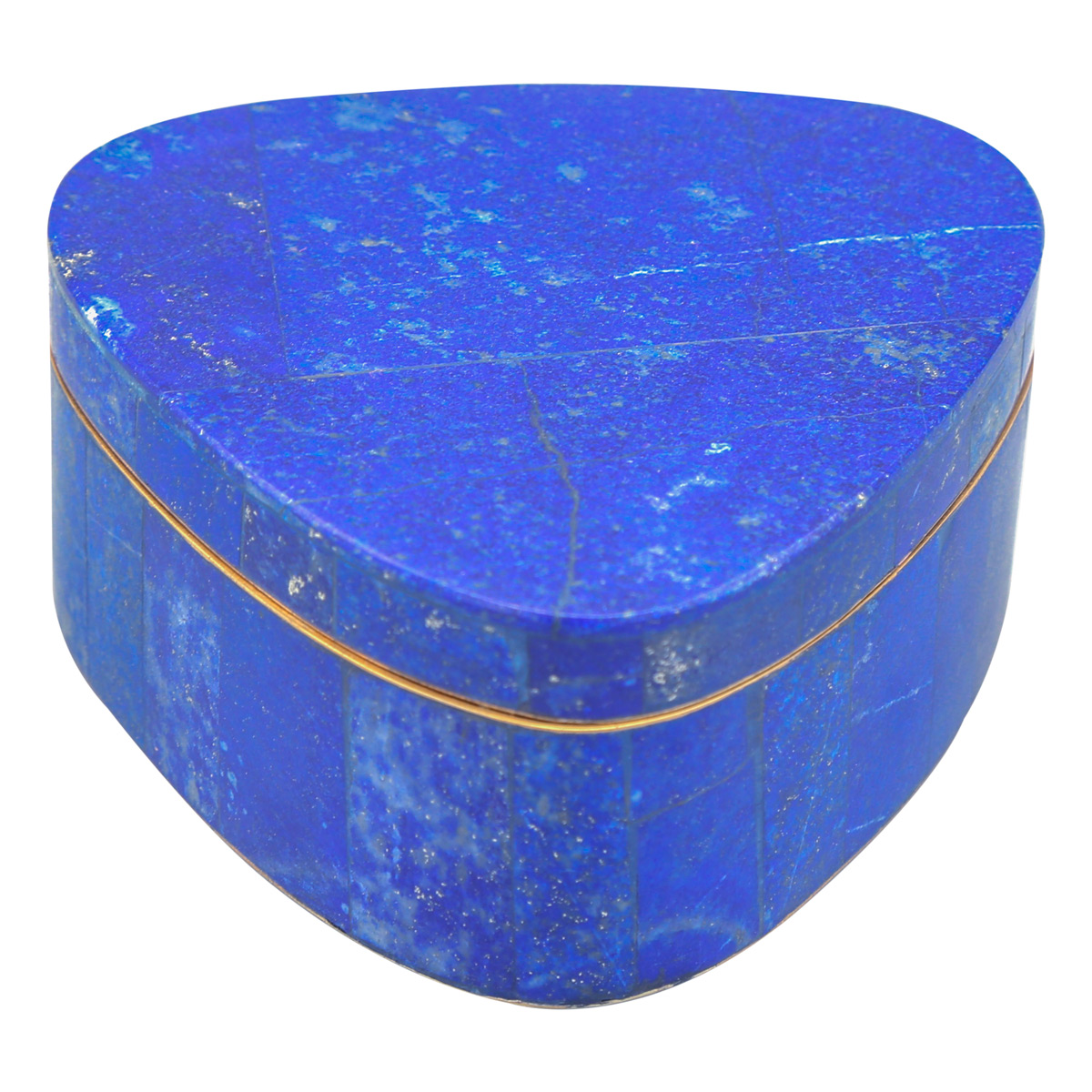 Triangular Lapis Jewel Box