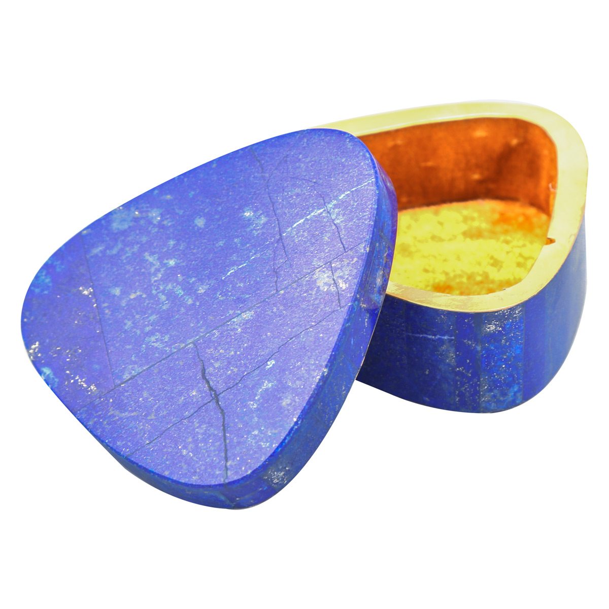 Triangular Lapis Jewel Box