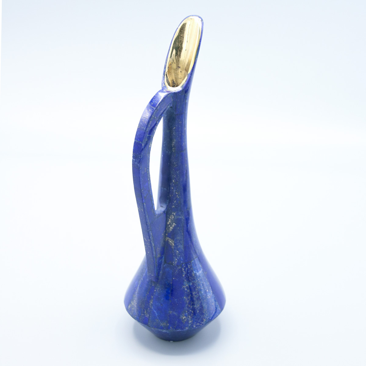 Soraye Design Vase | Handmade Lapis Vase With Handle