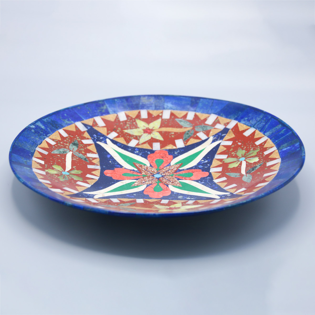 Wall Hanging Plate | Multi-Stoned Handmade Plate
