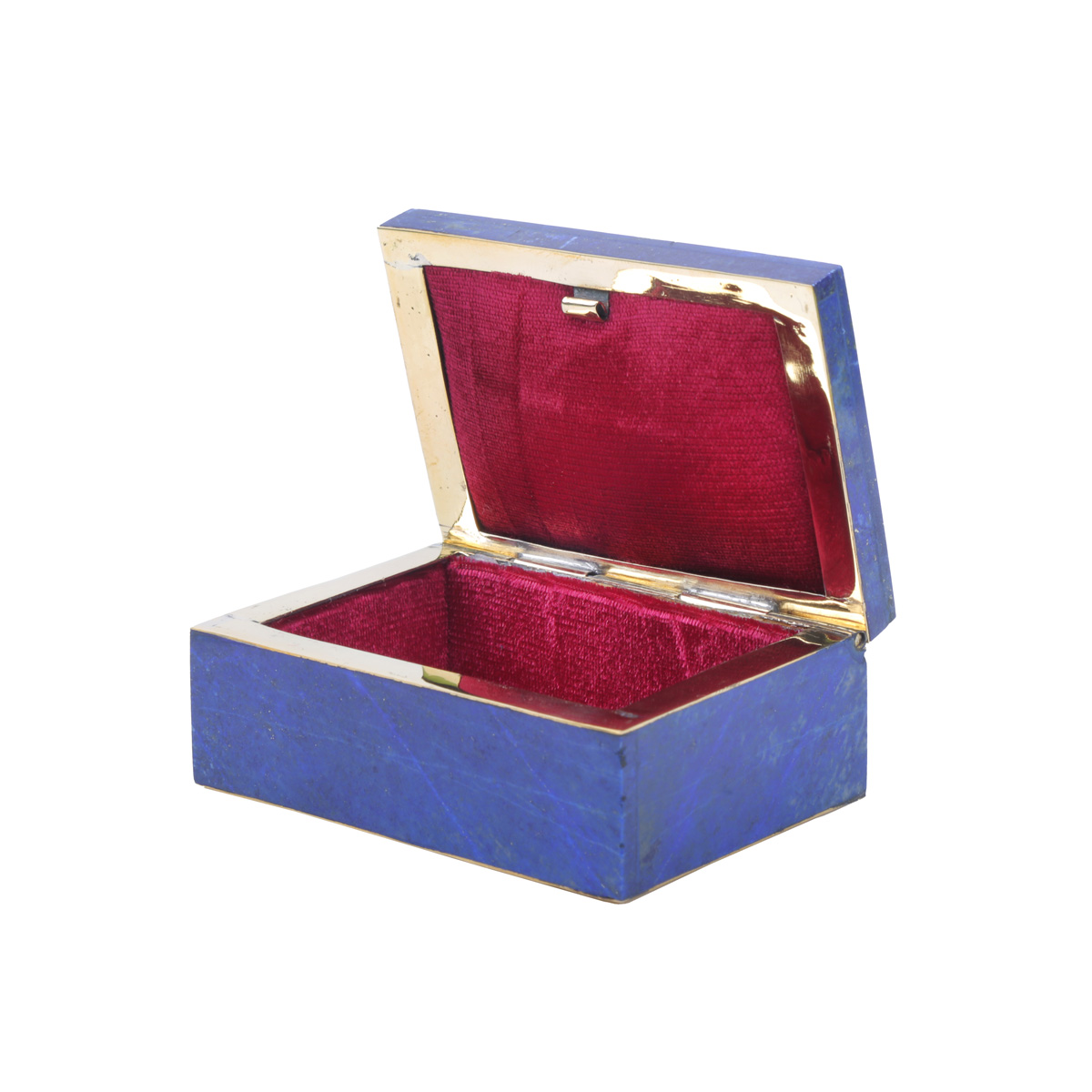 Lapis Lazuli Stone Jewel Box | Rectangle Jewelry Box Handmade