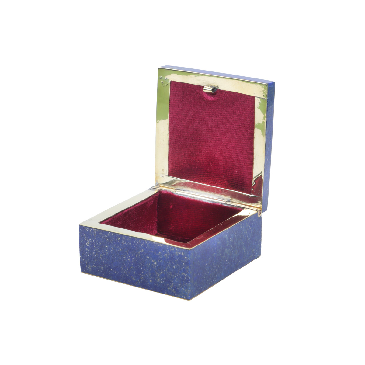 Lapis Lazuli Square Jewelry Box | Jewel Box