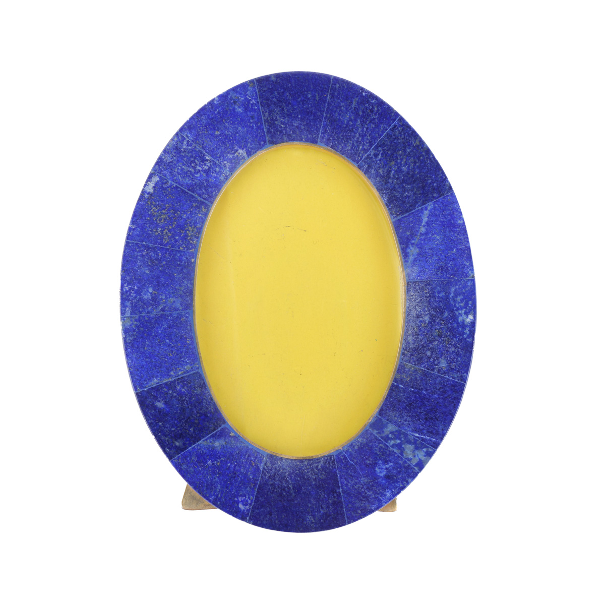 Lapis Lazuli Round Shape Photo Frame | Ellipse Shape Photo Frame