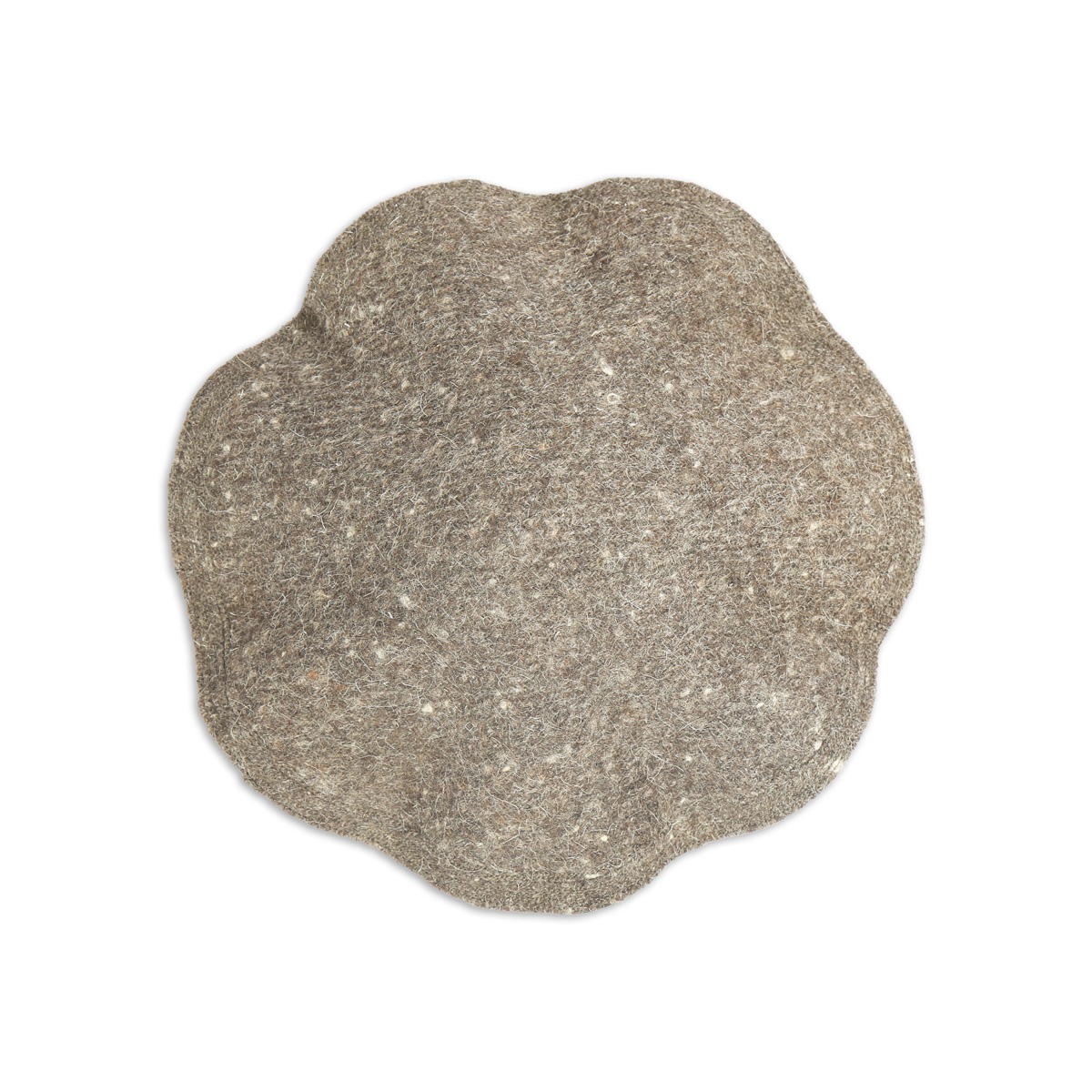 Gray Nuristani Beret Style Pakol | Woolen Casual Wear Hat