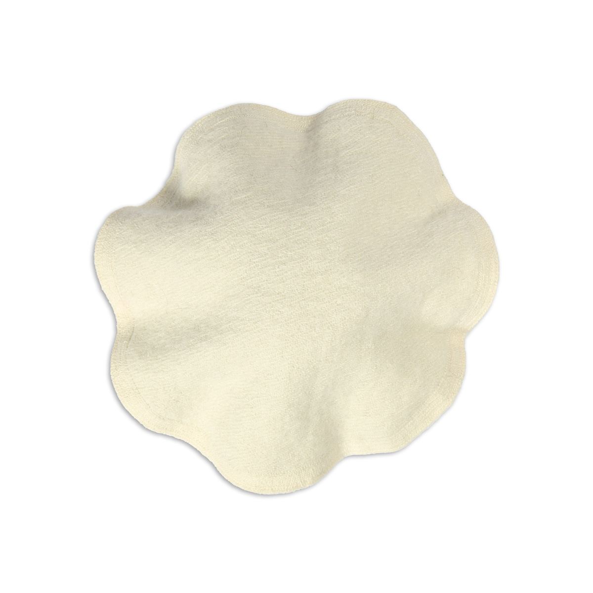 Off White Nuristani Beret Style Pakol | Woolen Casual Wear Hat 