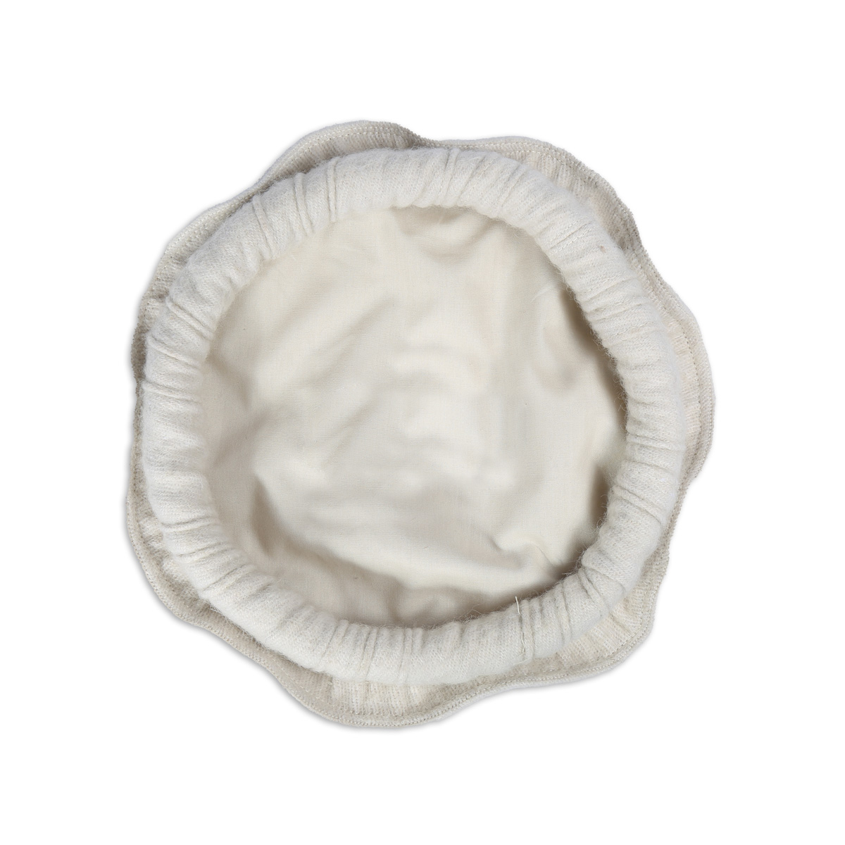 White Nuristani Beret Style Pakol | Woolen Casual Wear Hat