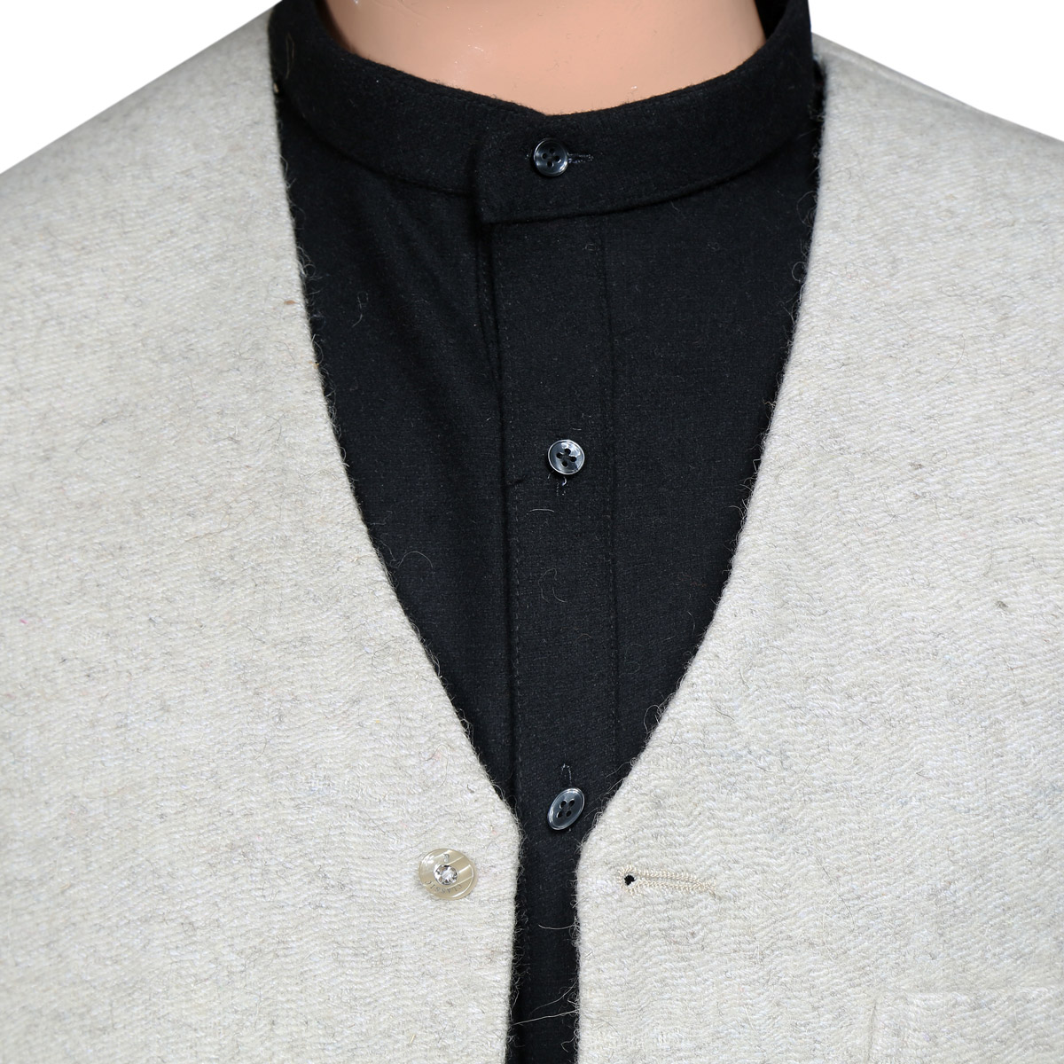 Off-White Nuristani Waistcoat | Woolen Classic Men's Vest