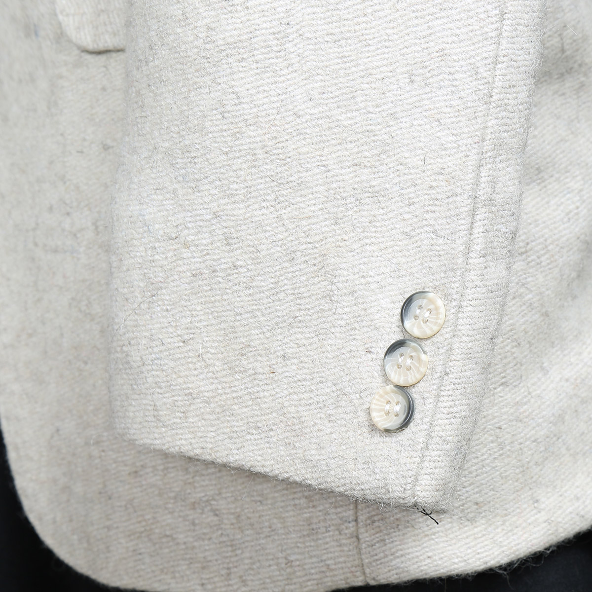 White Nuristani Style Coat | Woolen Classic Men's Coat