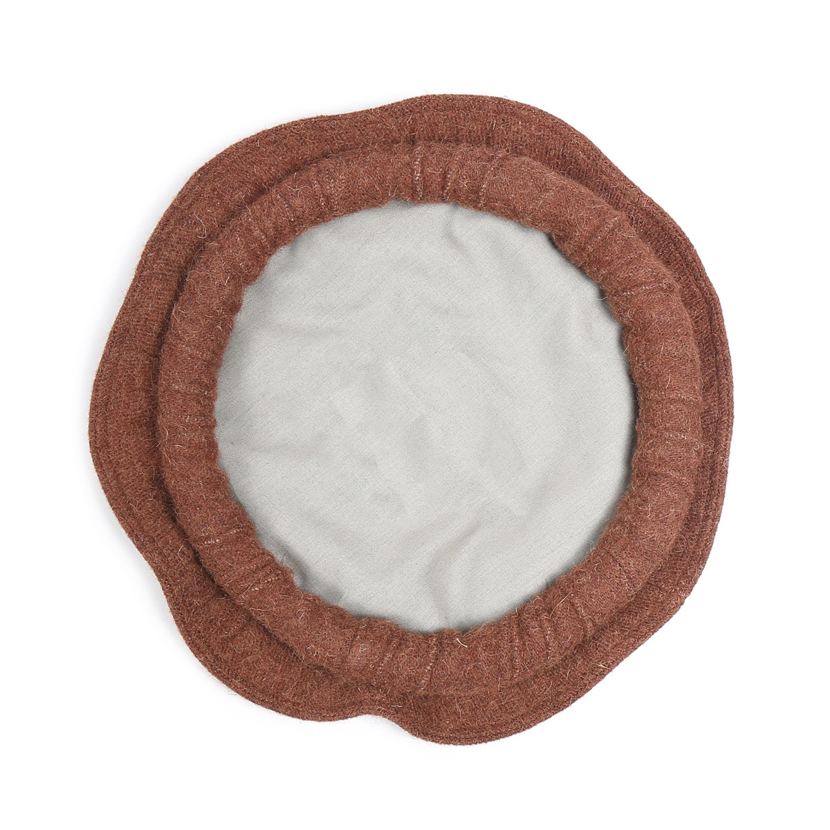 Reddish Brown Nuristani Pakol | Woolen Handmade Hat