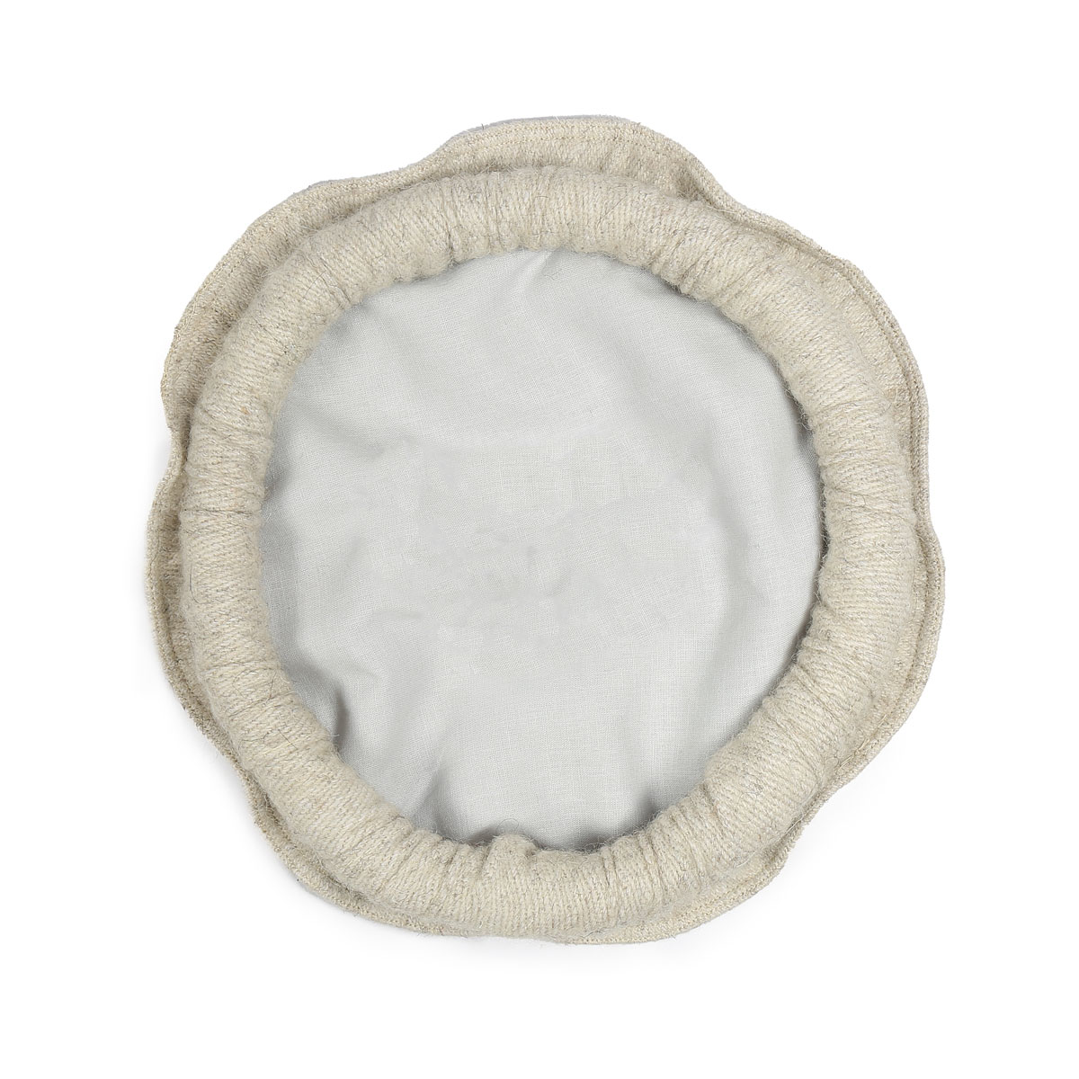 White Nuristani Pakol | Woolen Handmade Hat