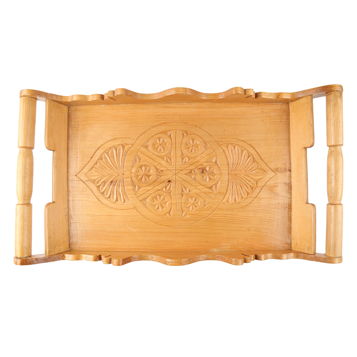 Archa Wooden Tray with Curled Edge | Nuristan Design Tray