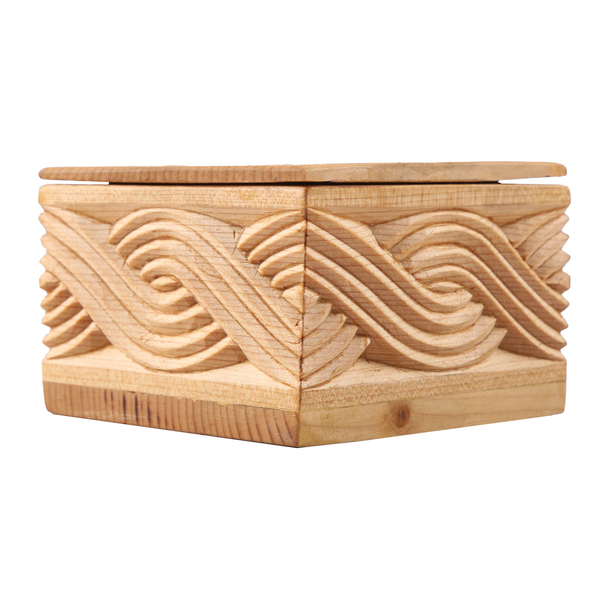 Square Wooden Gift Box | Mini Handmade Box
