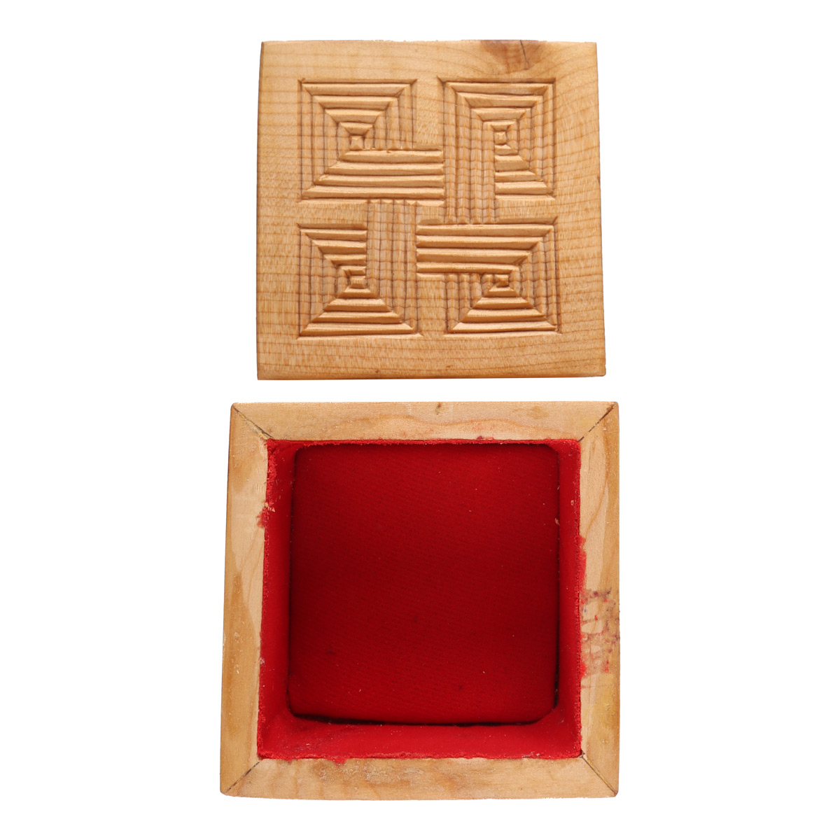 Square Wooden Gift Box | Mini Handmade Box