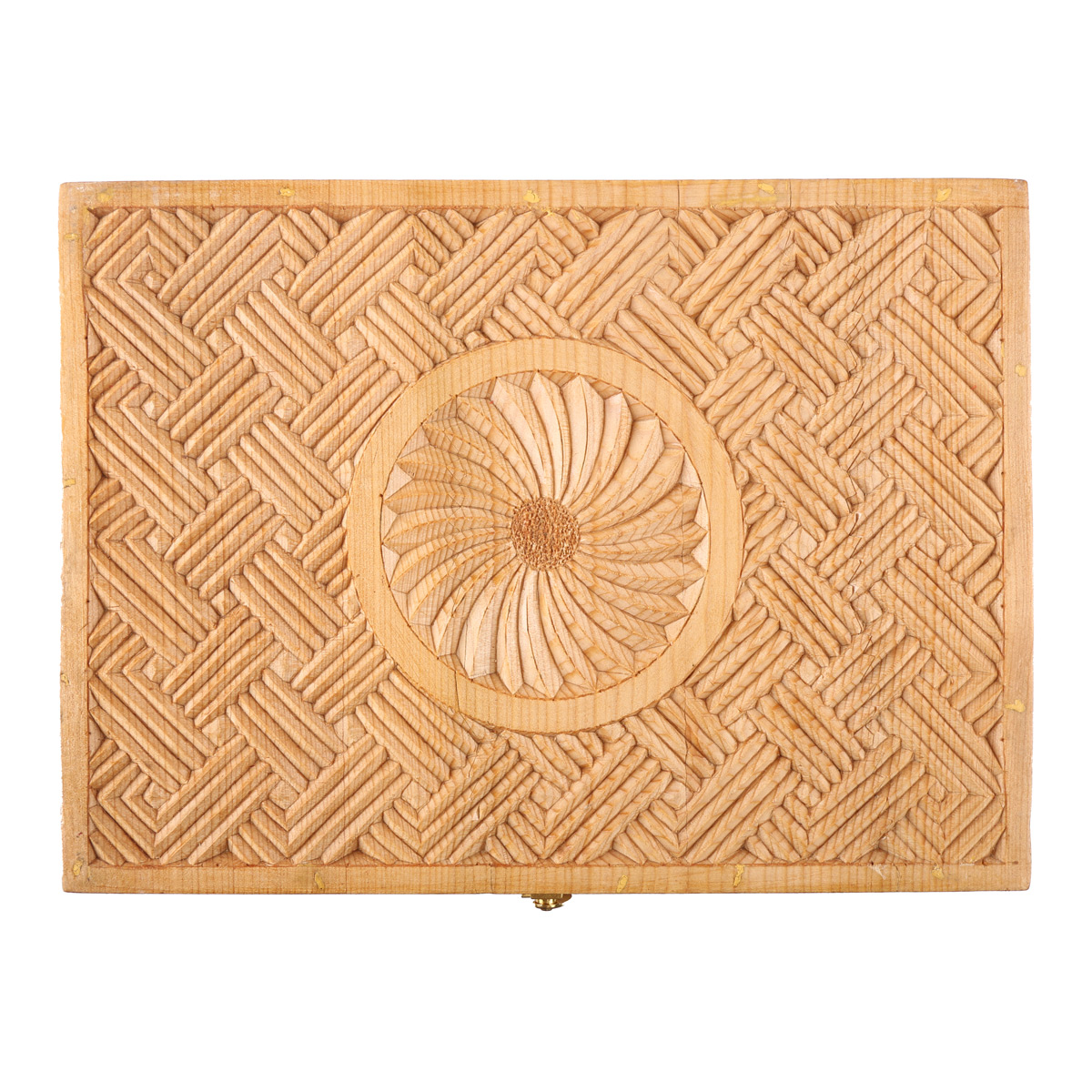 Rectangular Crafted Jewel Box | Wooden Jewelry Box