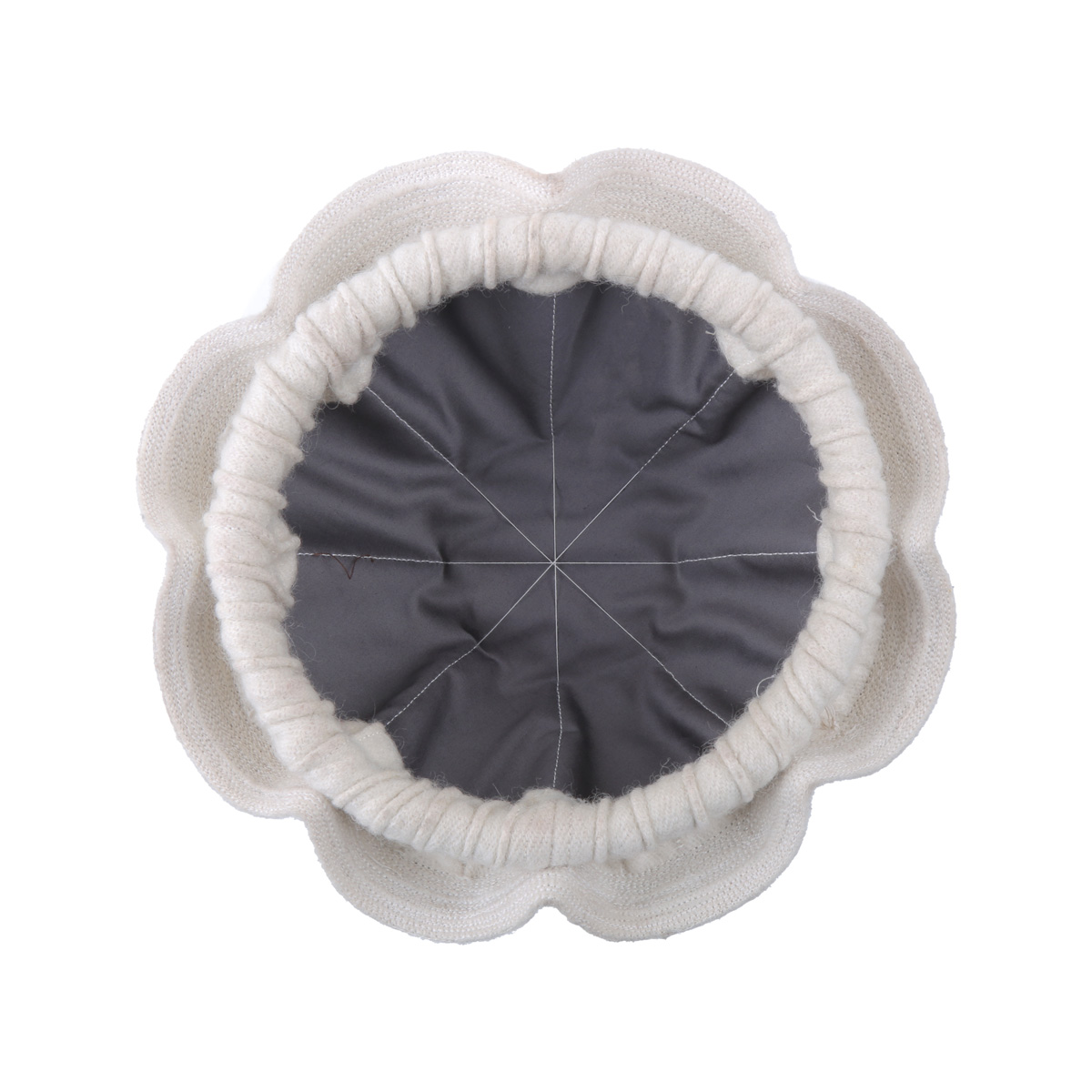 White Khost Woolen Pakol | Casual Wear Hat
