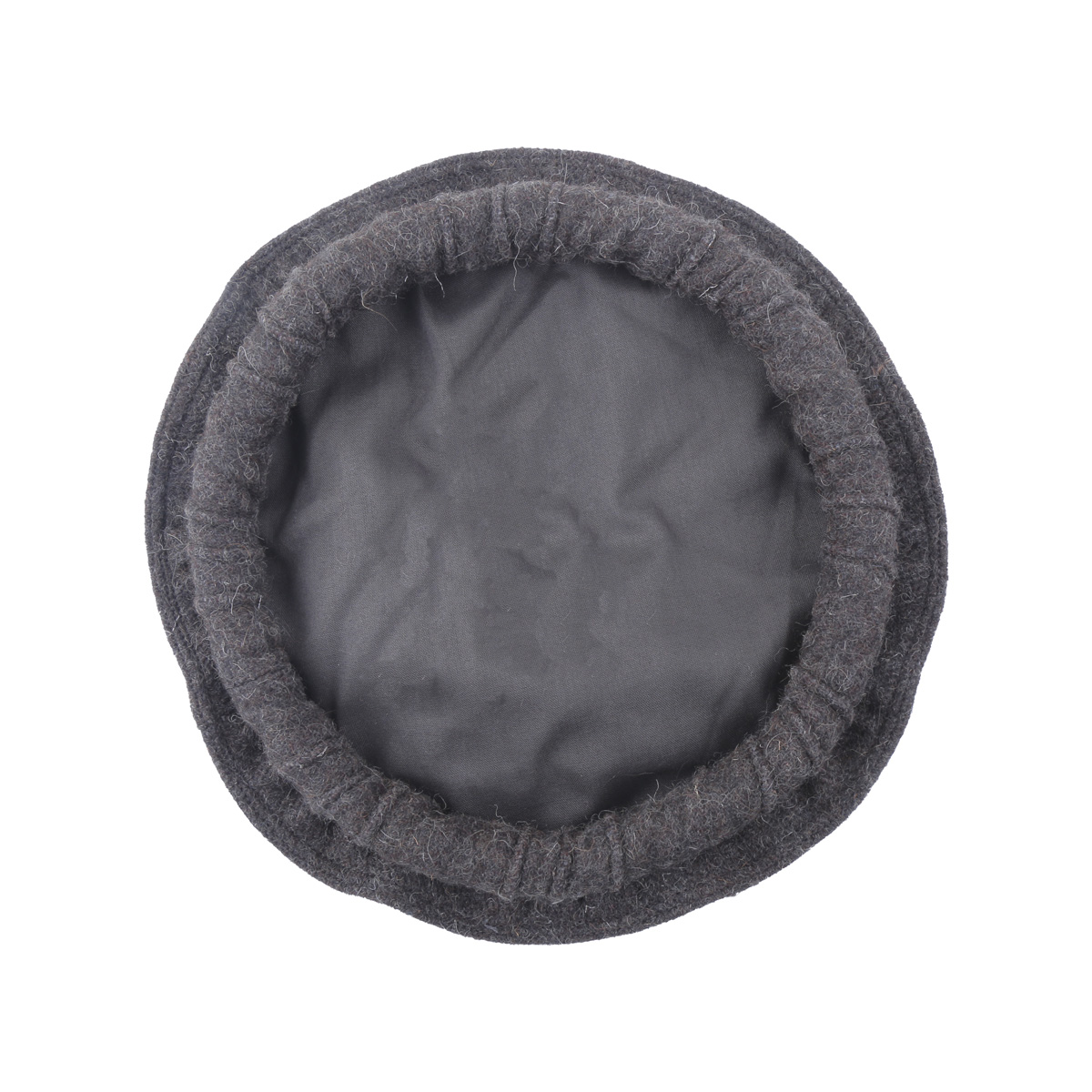 Dark Gray Nuristani Beret Style Pakol Hat | Woolen Casual Wear Hat