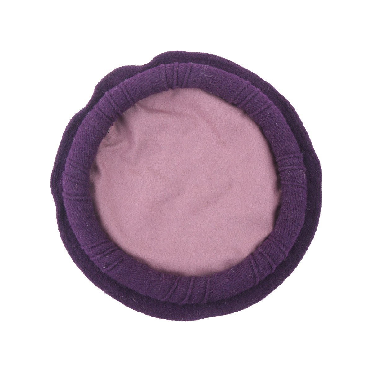 Purple Nuristani Pakol | Casual Wear Beret Style Hat