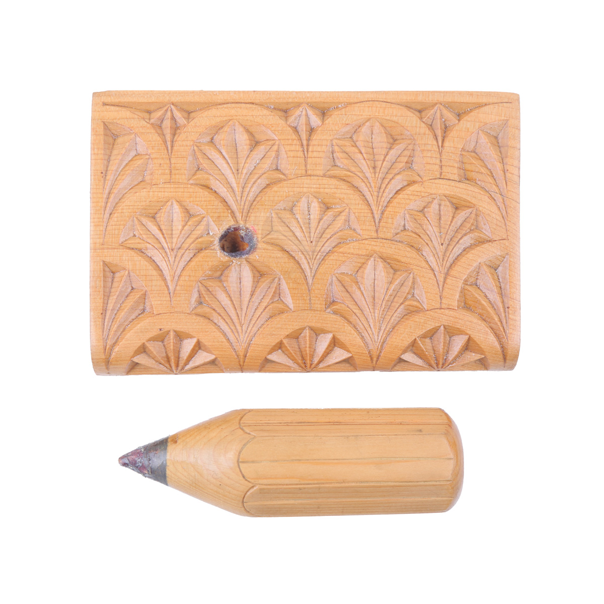 Archa Wooden Pen Holder | Handcrafted Pencil Figure Stand