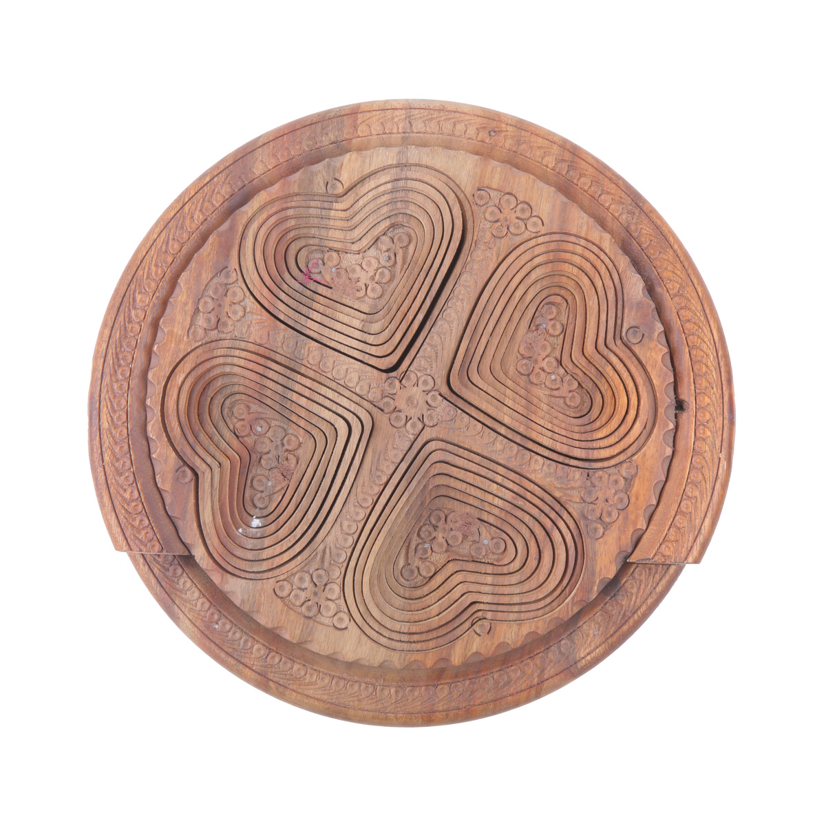 Berry Wood Dry Fruit Plate | Basket Style Candy Dish