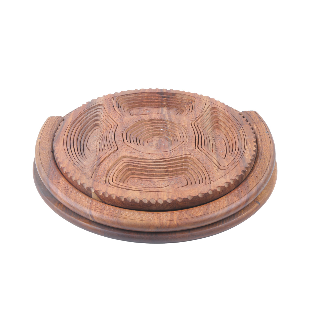 Berry Wood Dry Fruit Plate | Basket Style Candy Dish