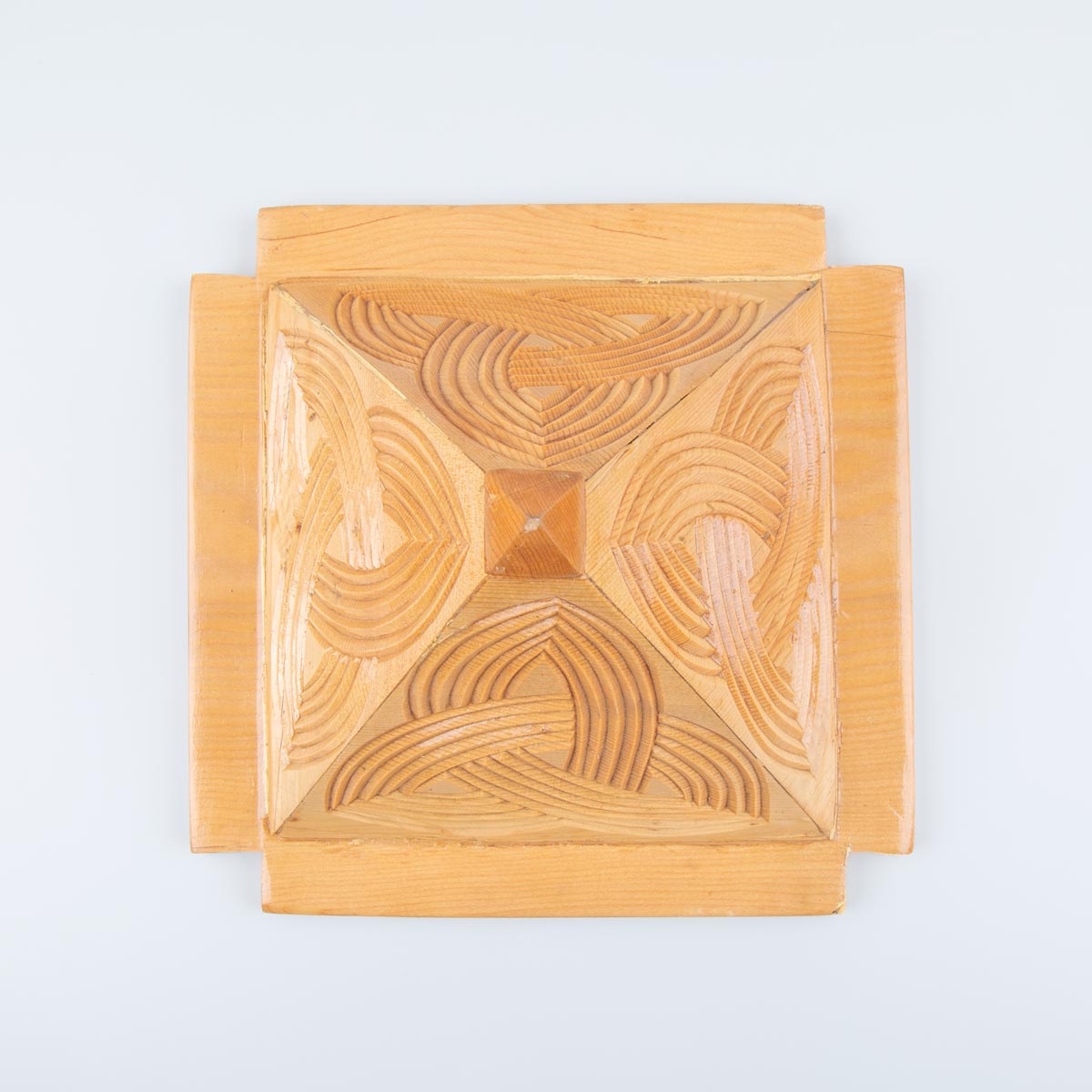Archa Wooden Fruit Box | Triangular Footed Candy Dish