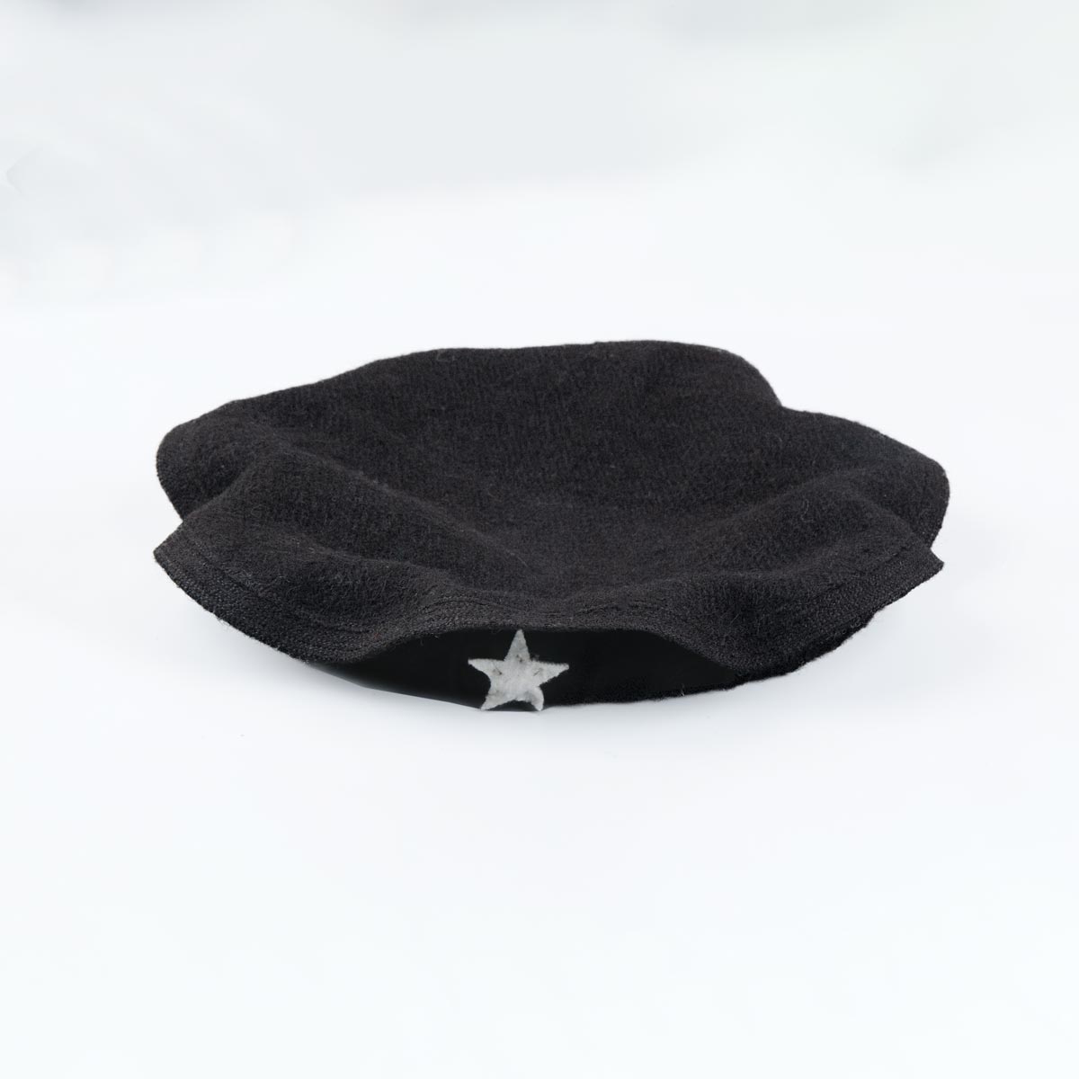 Black Nuristani Pakol | Handmade Afghani Traditional Hat