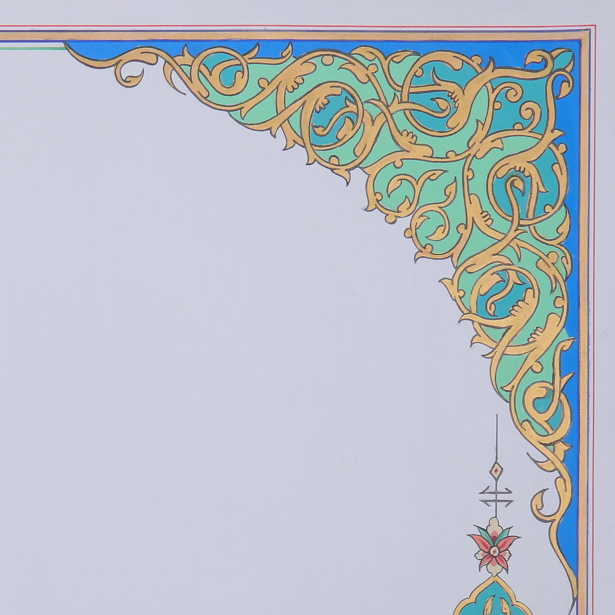 Mandala Frame Artwork | Rectangle Miniature Frame Artwork