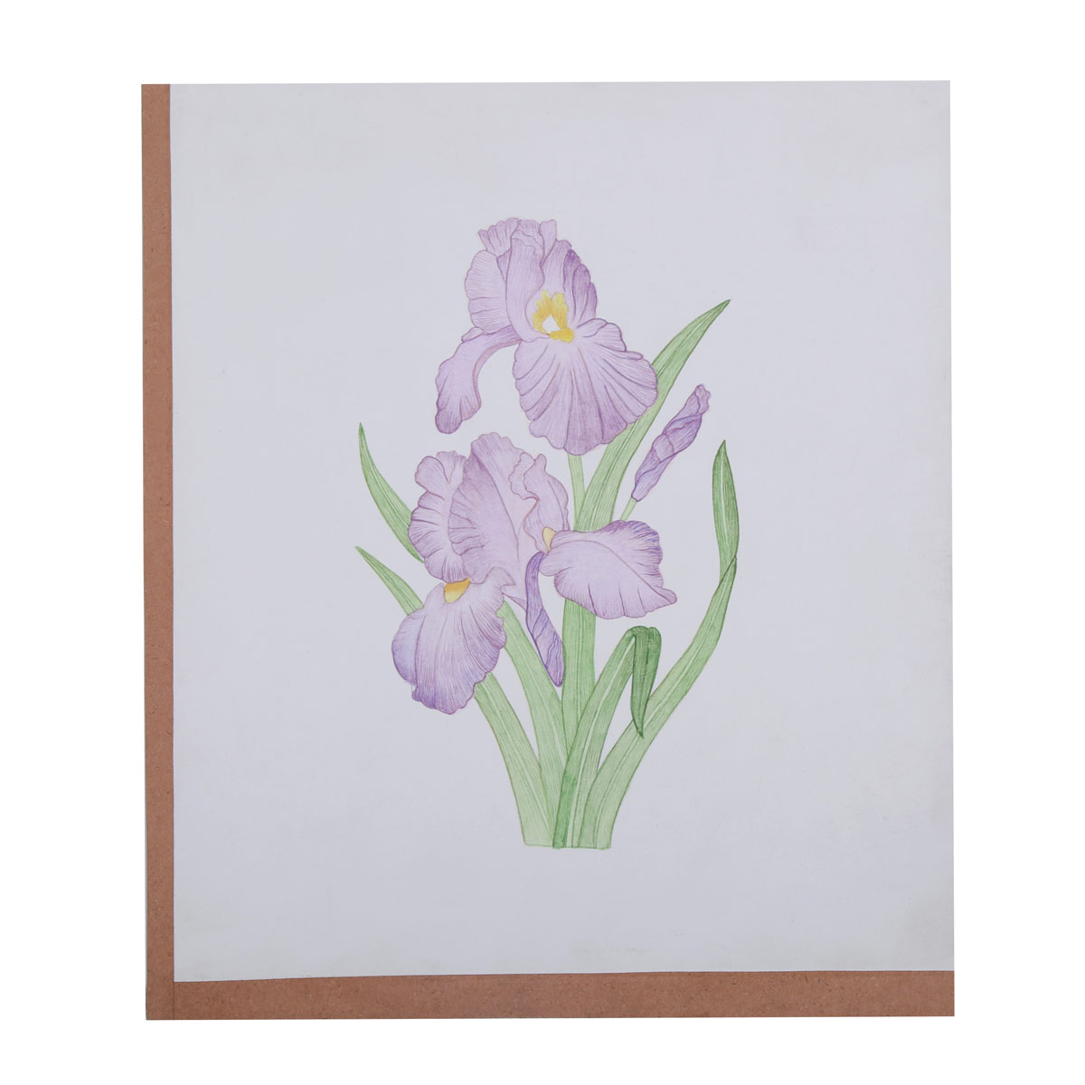 Water Color Lily Flower Bunch Artwork | Wall-Hanging Painting