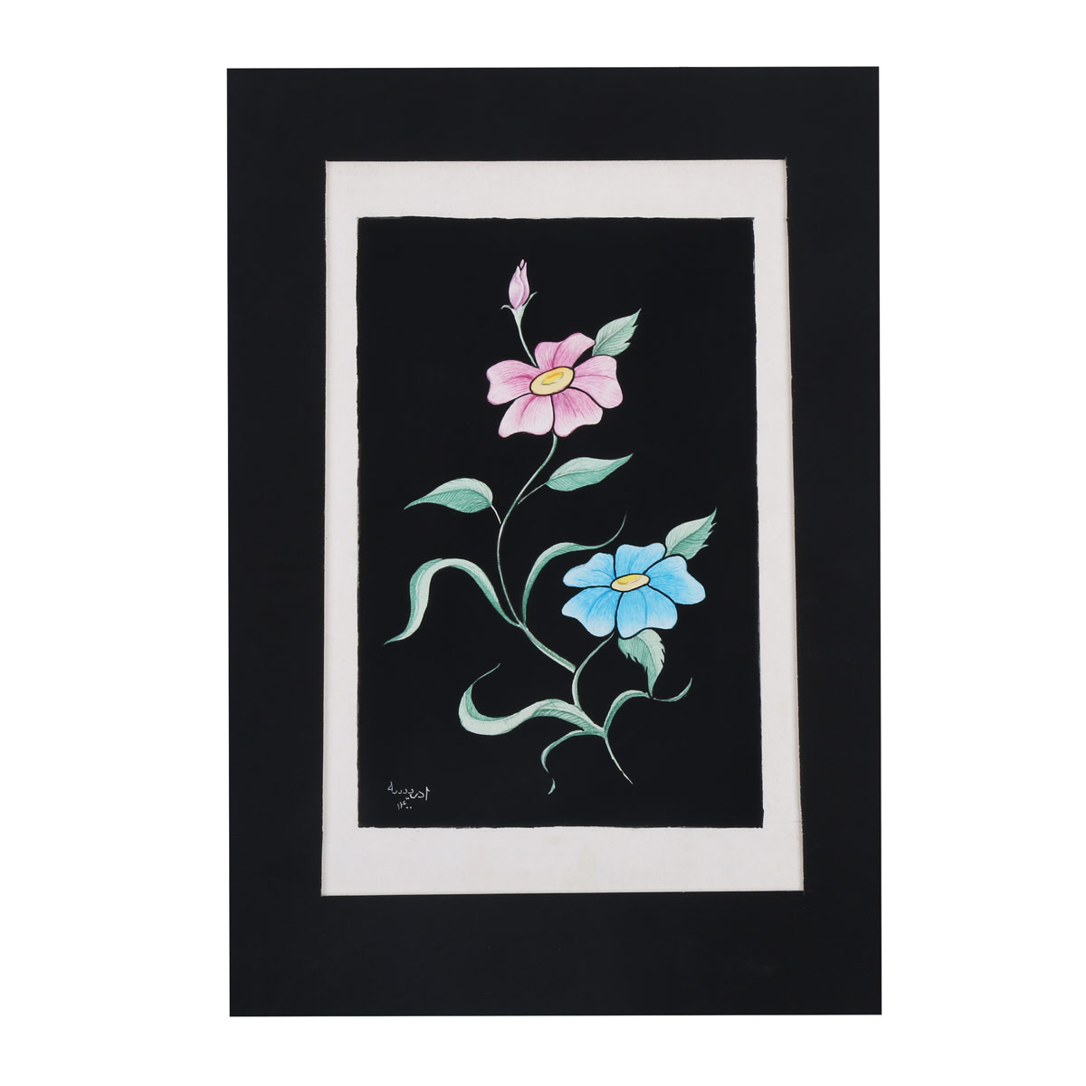 Twin Flower Bunch Artwork | Flower Wall Art Painting